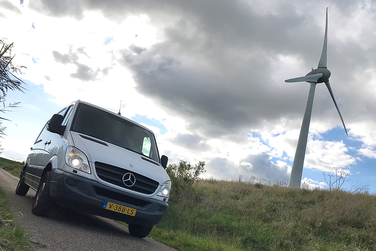 koeriersbedrijf op Urk