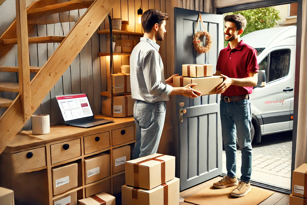 Koeriersbedrijf voor webshops