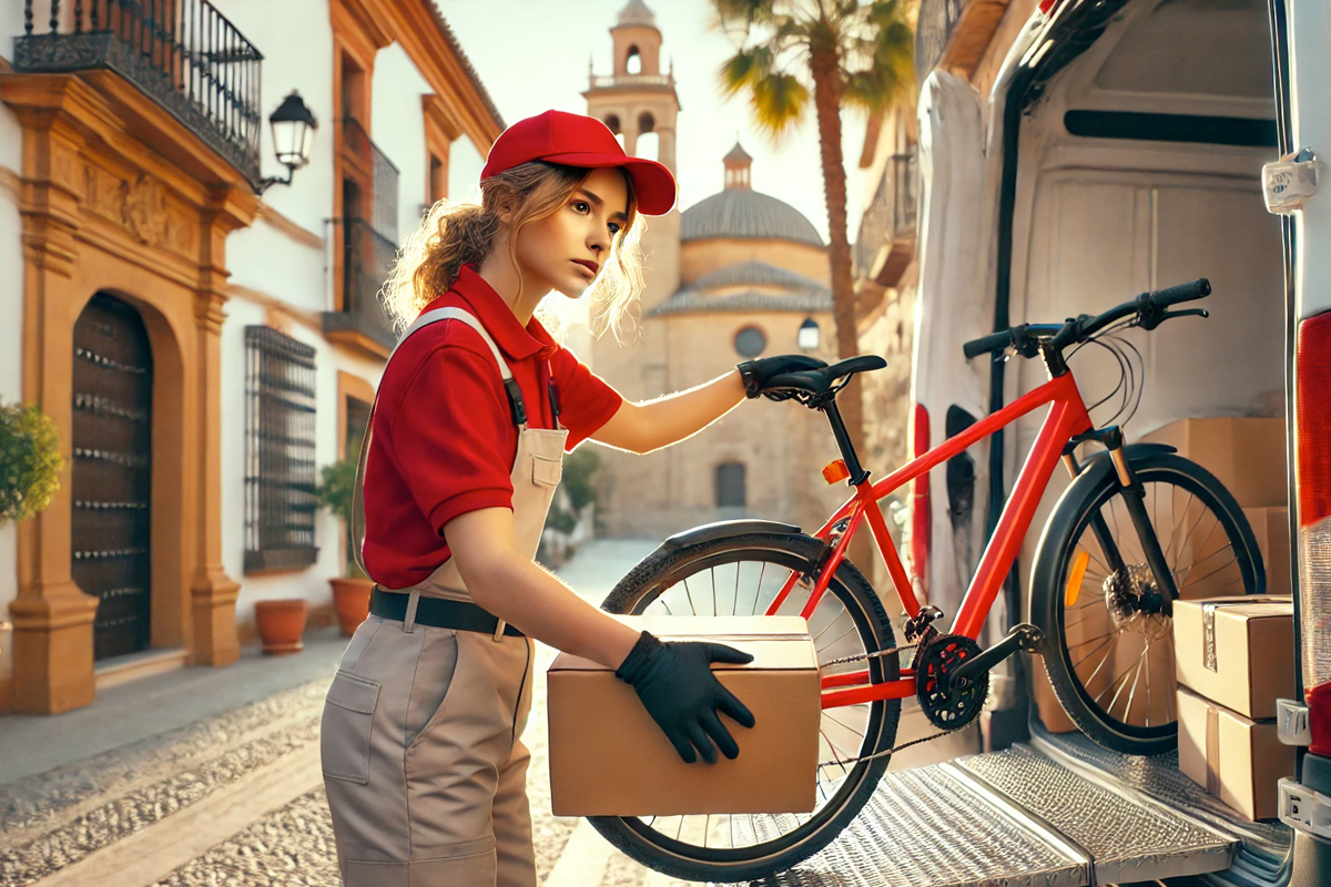 Fietsen laten vervoeren naar Spanje