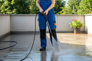 Wanneer je terras laten schoonmaken