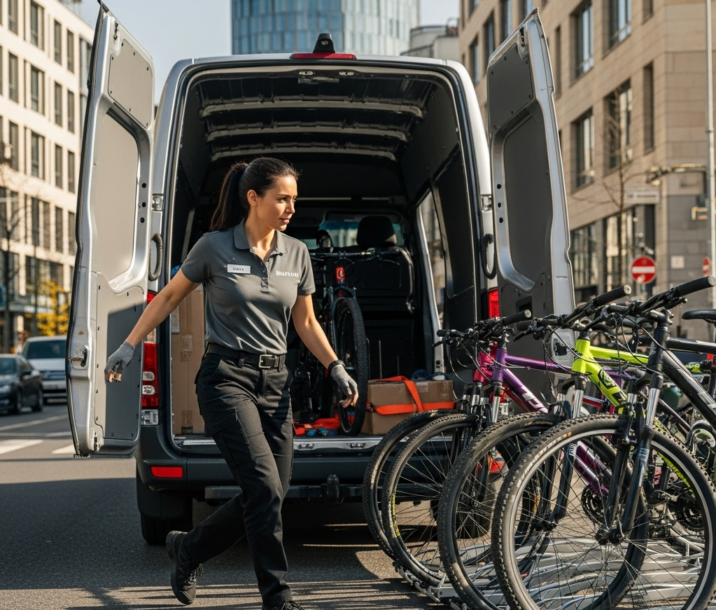 Fiets ophalen en bezorgen